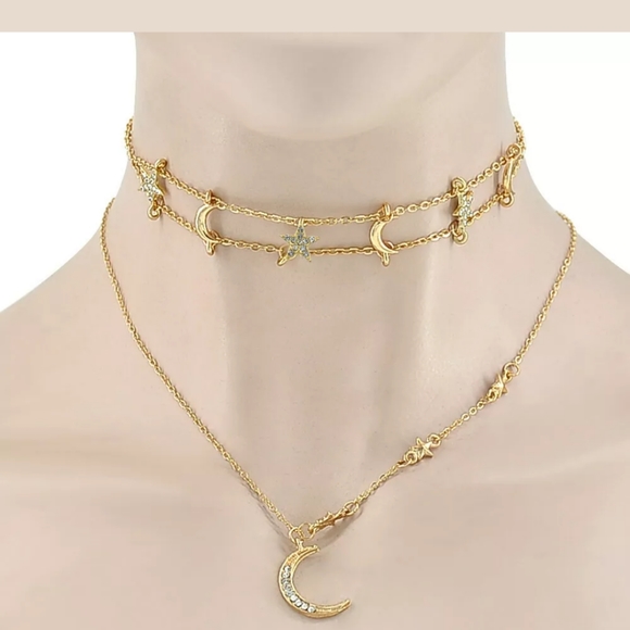 Boho multilayer choker necklace - Picture 5 of 8